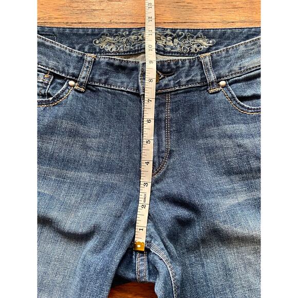 EXPRESS Skinny Curvy Fit Mid-Rise Jeans sz 8R - Picture 9 of 12